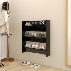 vidaXL Pantofar de perete, negru, 80x18x90 cm, PAL GartenMobel Dekor (806779) Pantofar