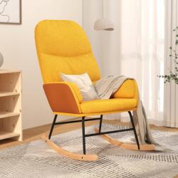 vidaXL Scaun balansoar, galben mustar, material textil GartenMobel Dekor (341049) Balansoar