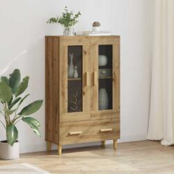 vidaXL Bufet cu sertar Stejar Artizanal 70 x 31 x 115 cm Lemn compozit GartenMobel Dekor (880852) Comoda