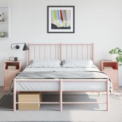 vidaXL Noptiere, 2 buc. , 34, 5x39x62 , 34, 5x39x62 cm, otel GartenMobel Dekor (841766)