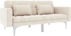 vidaXL Canapea extensibila, crem, material textil GartenMobel Dekor (247216) Canapea