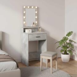 vidaXL Masa de Machiaj cu sertar Gri 50 x 41 x 140 cm Lemn compozit GartenMobel Dekor (865157)