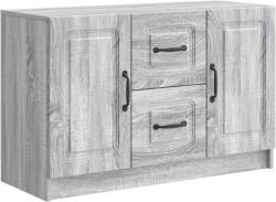 vidaXL Bufet cu sertar Sonoma gri 89 x 34, 5 x 57 cm Lemn prelucrat GartenMobel Dekor (895811) Comoda