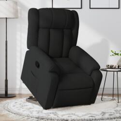 vidaXL Fotoliu rabatabil cu ridicare pe verticala, negru, textil GartenMobel Dekor (3205318)