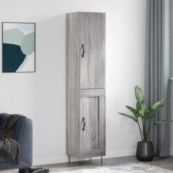 vidaXL Dulap înalt, gri sonoma, 34, 5x34x180 cm, lemn prelucrat GartenMobel Dekor (3199143) Comoda
