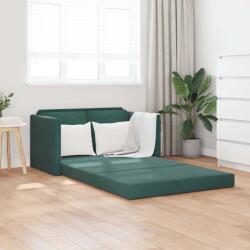 vidaXL Canapea extensibila de podea 2 în 1, verde închis, 122x204x55cm GartenMobel Dekor (353961) Canapea