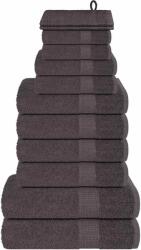 vidaXL Set prosoape 12 buc Antracit 360 g/m2 100% bumbac GartenMobel Dekor (137096) Prosop