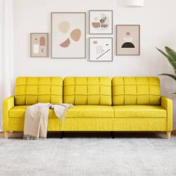 vidaXL Canapea cu 3 locuri, galben deschis, 210 cm, material textil GartenMobel Dekor (4007419) Canapea