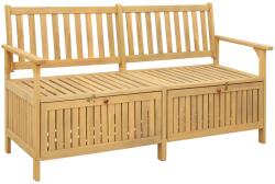 vidaXL Banca cu spatiu de depozitare cu depozitare Acacia Solida GartenMobel Dekor (42026798)