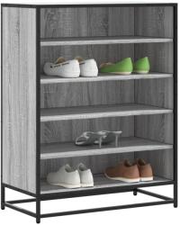 vidaXL Pantofar, sonoma gri, 75x38x97, 5 cm, lemn prelucrat/metal GartenMobel Dekor (3300873) Pantofar