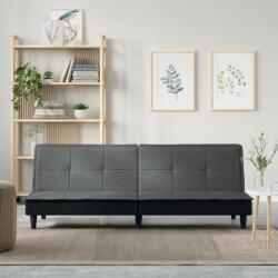 vidaXL Canapea extensibila, gri închis, material textil GartenMobel Dekor (351914) Canapea
