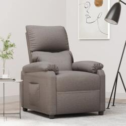 vidaXL Fotoliu rabatabil, gri taupe, material textil GartenMobel Dekor (342458)