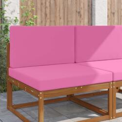 vidaXL Perna pentru canapea de exterior 2 pcs Roz Poliester GartenMobel Dekor (900844)