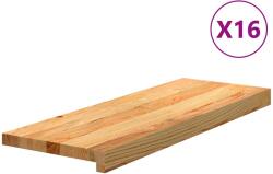 vidaXL Trepte de scara 16 buc maro deschis lemn masiv de stejar GartenMobel Dekor (3282995) Covor