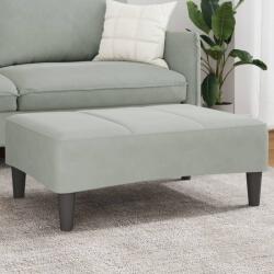 vidaXL Taburet, gri deschis, 77x55x31 cm, catifea GartenMobel Dekor (4007375)
