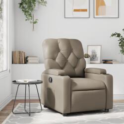 vidaXL Fotoliu rabatabil, cappuccino, piele ecologica GartenMobel Dekor (372509)