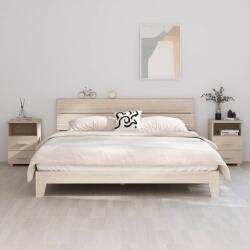 vidaXL Noptiere HAMAR, 2 buc, maro miere, 40x35x62 cm, lemn masiv GartenMobel Dekor (340416)