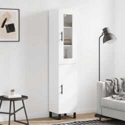 vidaXL Dulap înalt, alb, 34, 5x34x180 cm, lemn prelucrat GartenMobel Dekor (3199193) Comoda