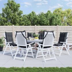 vidaXL Perne scaun cu spatar înalt 6 buc, antracit, tesatura Oxford GartenMobel Dekor (377604)
