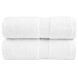 vidaXL Prosoape de baie premium SOLUND, 2 buc. , albe, 30 x 30 cm, 600 g/m2 GartenMobel Dekor (137116) Prosop