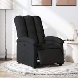 vidaXL Fotoliu rabatabil electric, negru, material textil GartenMobel Dekor (3204070)