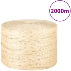 vidaXL Franghie, 2000 m, sisal 100%, 3 mm GartenMobel Dekor (155007)