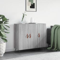 vidaXL Servanta, gri sonoma, 90x34x80 cm, lemn compozit GartenMobel Dekor (828082) Comoda