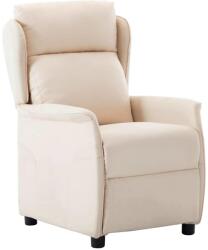 vidaXL Fotoliu recliner Crem 66.5 x 94 x 101.5 cm Poliester GartenMobel Dekor (340161)