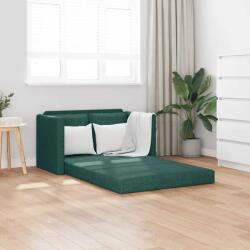 vidaXL Canapea extensibila 2 în 1, verde închis, 112x174x55 cm, textil GartenMobel Dekor (353968) Canapea