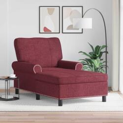 vidaXL sezlong de relaxare cu perna Rosu Vin 91 x 157 x 91 cm tesatura GartenMobel Dekor (42022933)