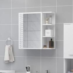 vidaXL Dulap de baie cu oglinda, alb, 62, 5 x 20, 5 x 64 cm, PAL GartenMobel Dekor (803308)