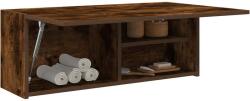 vidaXL Dulap perete baie, stejar fumuriu, 80x25x30 cm, lemn prelucrat GartenMobel Dekor (860080)