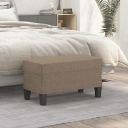 vidaXL Banca, gri taupe, 70x35x41 cm, textil GartenMobel Dekor (349438)
