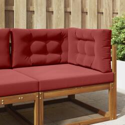 vidaXL Perna pentru canapea de exterior 3 pcs bordo Poliester GartenMobel Dekor (900889)