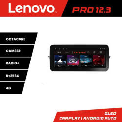 Lenovo Navigatie BMW X1 E84 Lenovo Pro 12.3 QLED, 8GB RAM, 256GB, 4G (KIT-219+PRO-12.3-8+256+KIT-10-9)