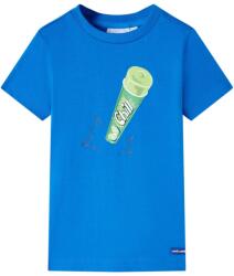 vidaXL Tricou pentru copii, albastru aprins, 116 GartenMobel Dekor (11846)