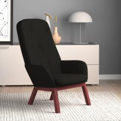 vidaXL Scaun de relaxare, negru, catifea GartenMobel Dekor (341224)