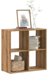 vidaXL Biblioteca, stejar artizanal, 68, 5x32x68, 5 cm, lemn prelucrat GartenMobel Dekor (852833) Biblioteca