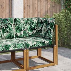vidaXL Perna pentru canapea de exterior 3 pcs Model cu frunze GartenMobel Dekor (900807)