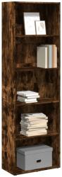 vidaXL Biblioteca, stejar fumuriu, 60x30x189 cm, lemn prelucrat GartenMobel Dekor (857921) Biblioteca