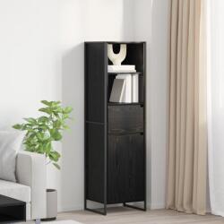 vidaXL Dulap pentru carti cu sertar Stejar Negru 43 x 36 x 150.5 cm GartenMobel Dekor (886624) Comoda
