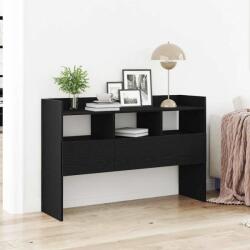 vidaXL Bufet cu sertar Stejar Negru 105 x 30 x 70 cm Lemn compozit GartenMobel Dekor (862666) Comoda