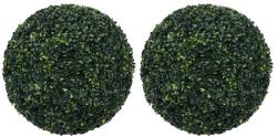 vidaXL Bile de arbusti cimisir artificiali, 2 buc. , 52 cm GartenMobel Dekor (315470)