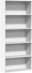 vidaXL Biblioteca, alb, 80x30x189 cm, lemn prelucrat GartenMobel Dekor (3314669) Biblioteca