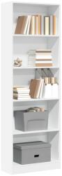vidaXL Biblioteca, alb, 60x24x176 cm, lemn prelucrat GartenMobel Dekor (857821) Biblioteca