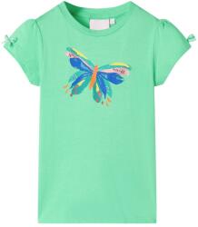 vidaXL Tricou pentru copii, verde deschis, 116 GartenMobel Dekor (11006)
