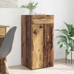 vidaXL Bufet cu sertar Lemn vechi 42.5 x 40 x 93 cm Lemn compozit GartenMobel Dekor (883147) Comoda