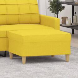 vidaXL Taburet, galben deschis, 70x55x41 cm, material textil GartenMobel Dekor (349276)