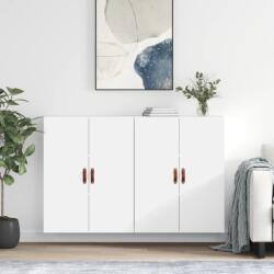 vidaXL Dulapuri cu montaj pe perete, 2 buc, alb, 69, 5x34x90 cm GartenMobel Dekor (3195595) Comoda