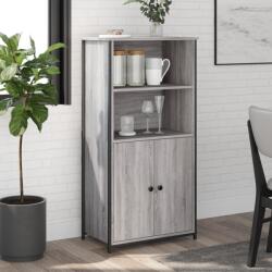 vidaXL Dulap înalt, gri sonoma, 62x36x121, 5 cm, lemn compozit GartenMobel Dekor (834213) Comoda